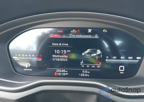 2024 Audi A5 Premium Plus 45 z USA, uszkodzony, nr VIN WAUFACF52RA010142